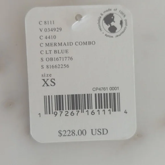 Free People Make A Splash Embellished Maxi Top / Mermaid Combo - Picture 12 of 12